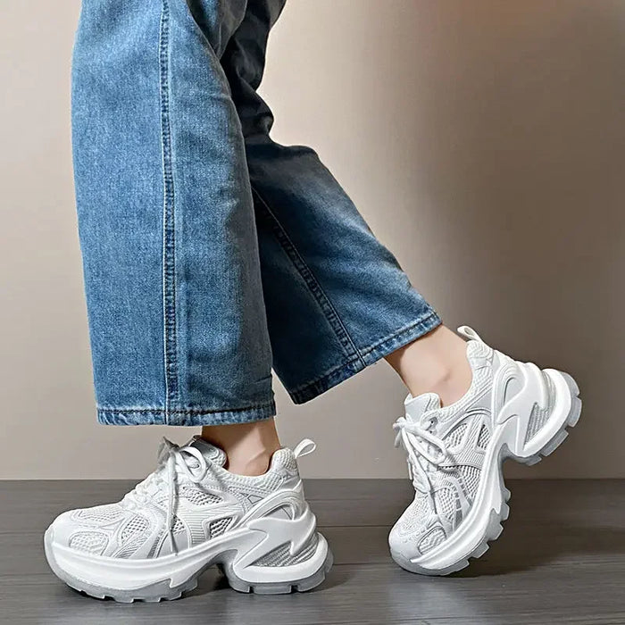 Mesh Breathable Luxury Designer Sports Sneakers