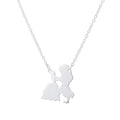 Beauty and the Beast Pendant Necklace for Women