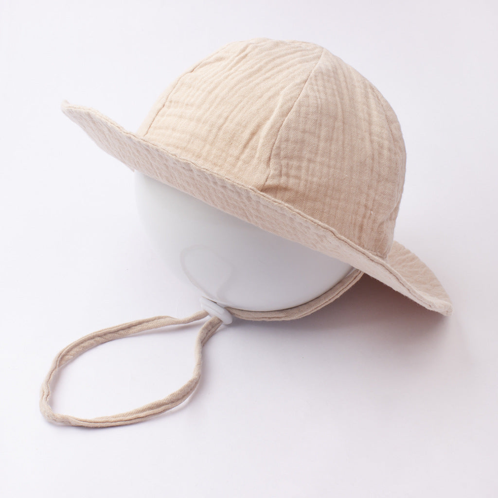Baby Cotton Sun Hat – Breathable Fisherman Cap