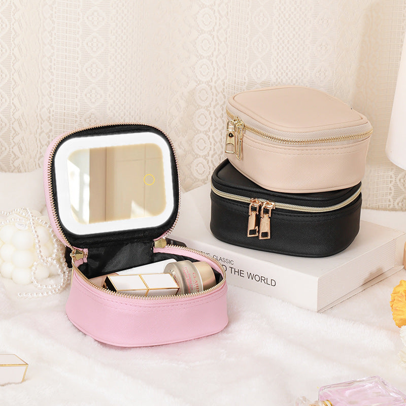 LED Light Portable Cosmetic Case & Travel Storage Box