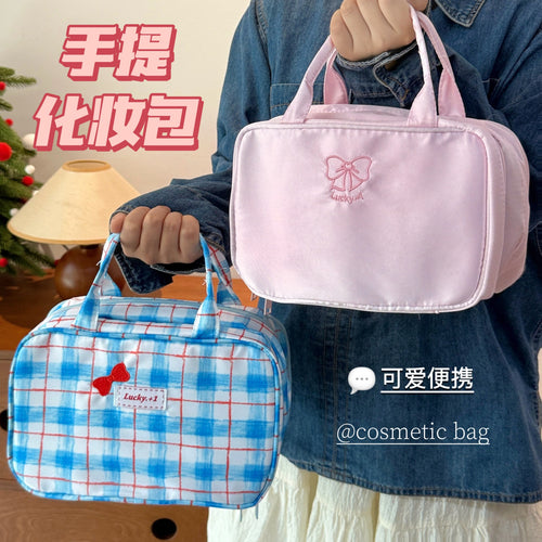 3-Layer Portable Toiletry & Makeup Bag – Girly Style