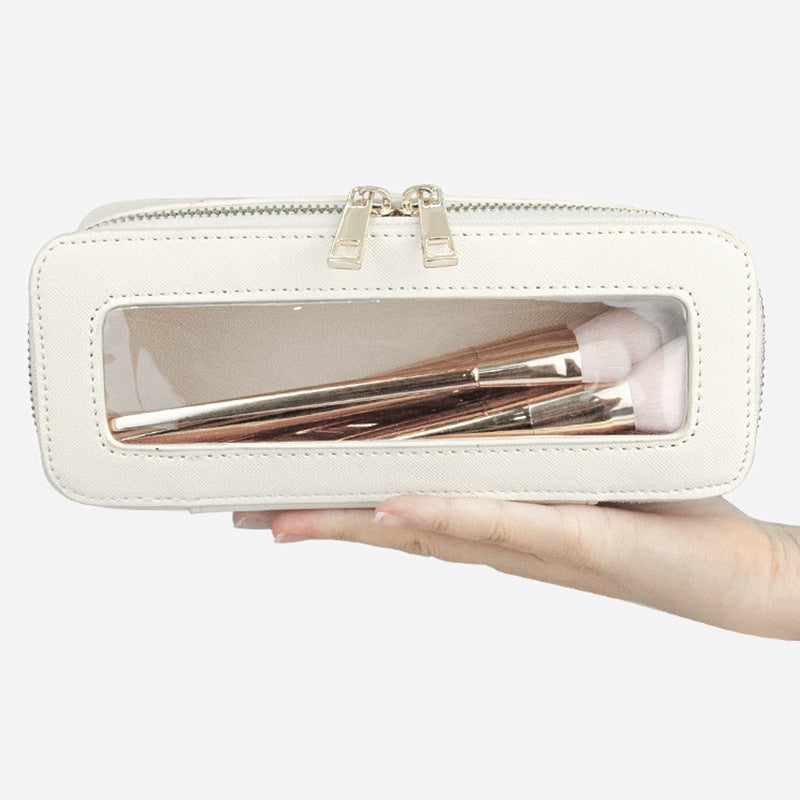 Small Waterproof PU Transparent Cosmetic Bag