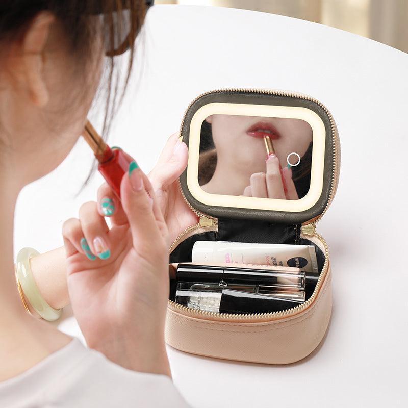 LED Light Portable Cosmetic Case & Travel Storage Box