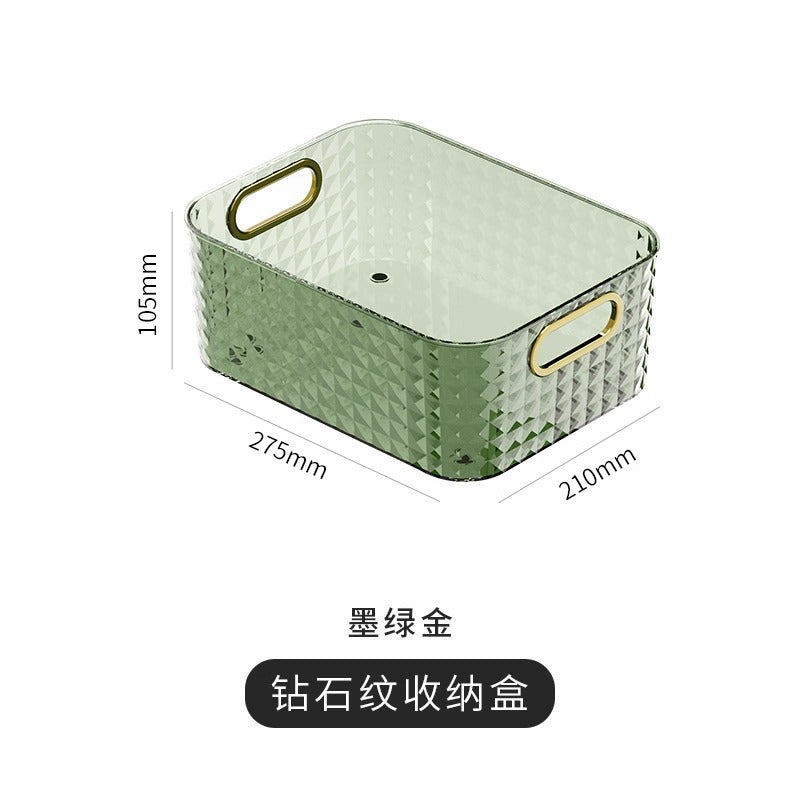 Transparent PET Desktop Cosmetic & Mask Storage Box