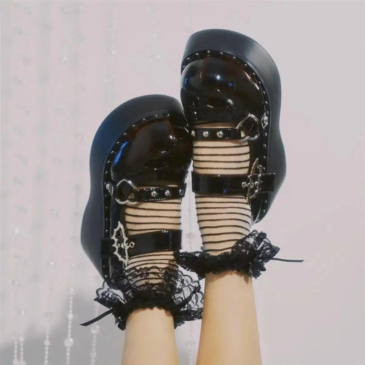 Lolita Mary Jane Platform Wedge Sandals – Kawaii Style