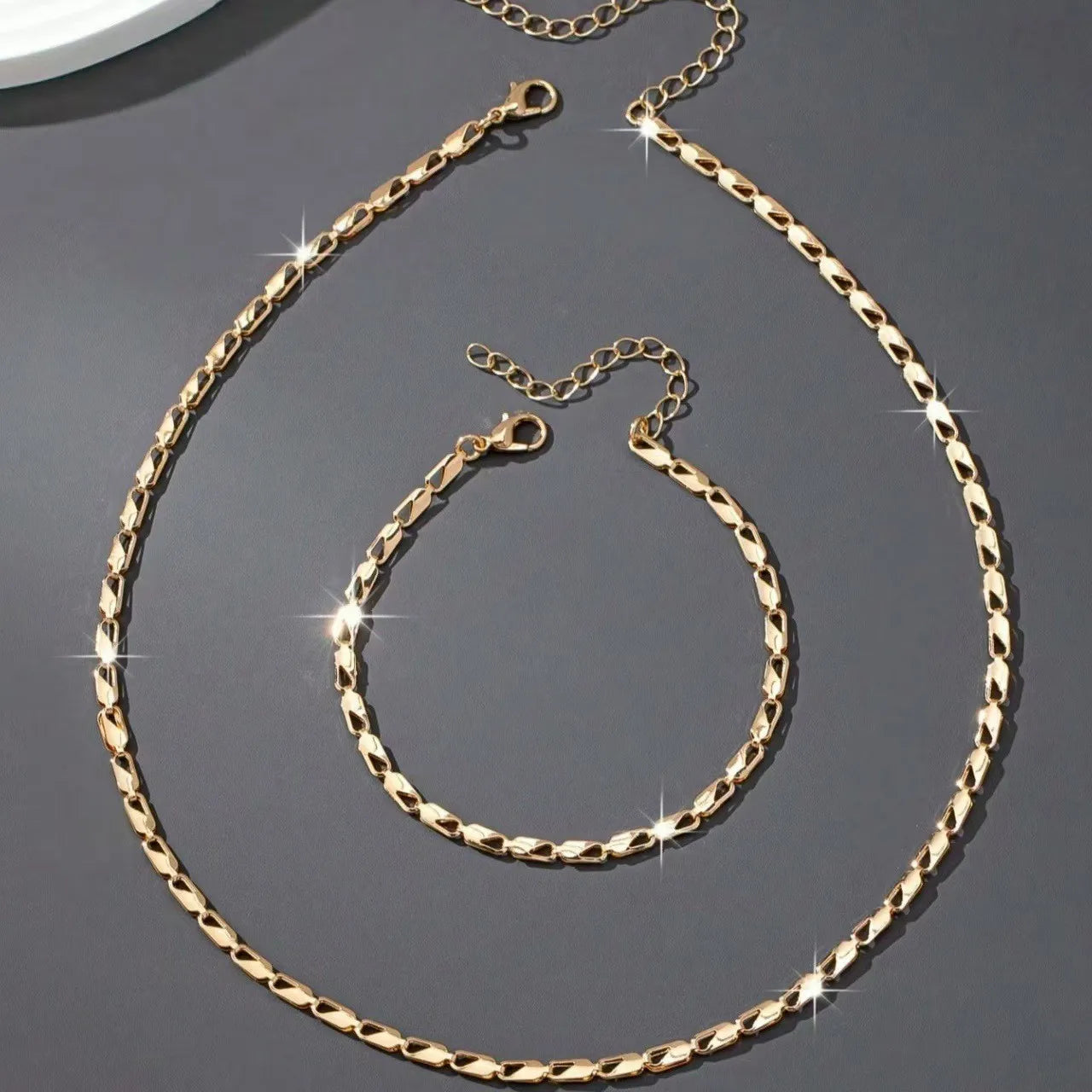Sexy Layered Necklace & Bracelet Women's Jewelry Set