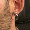 Dual-Purpose Ring & Earring Luxury Jewelry Piece
