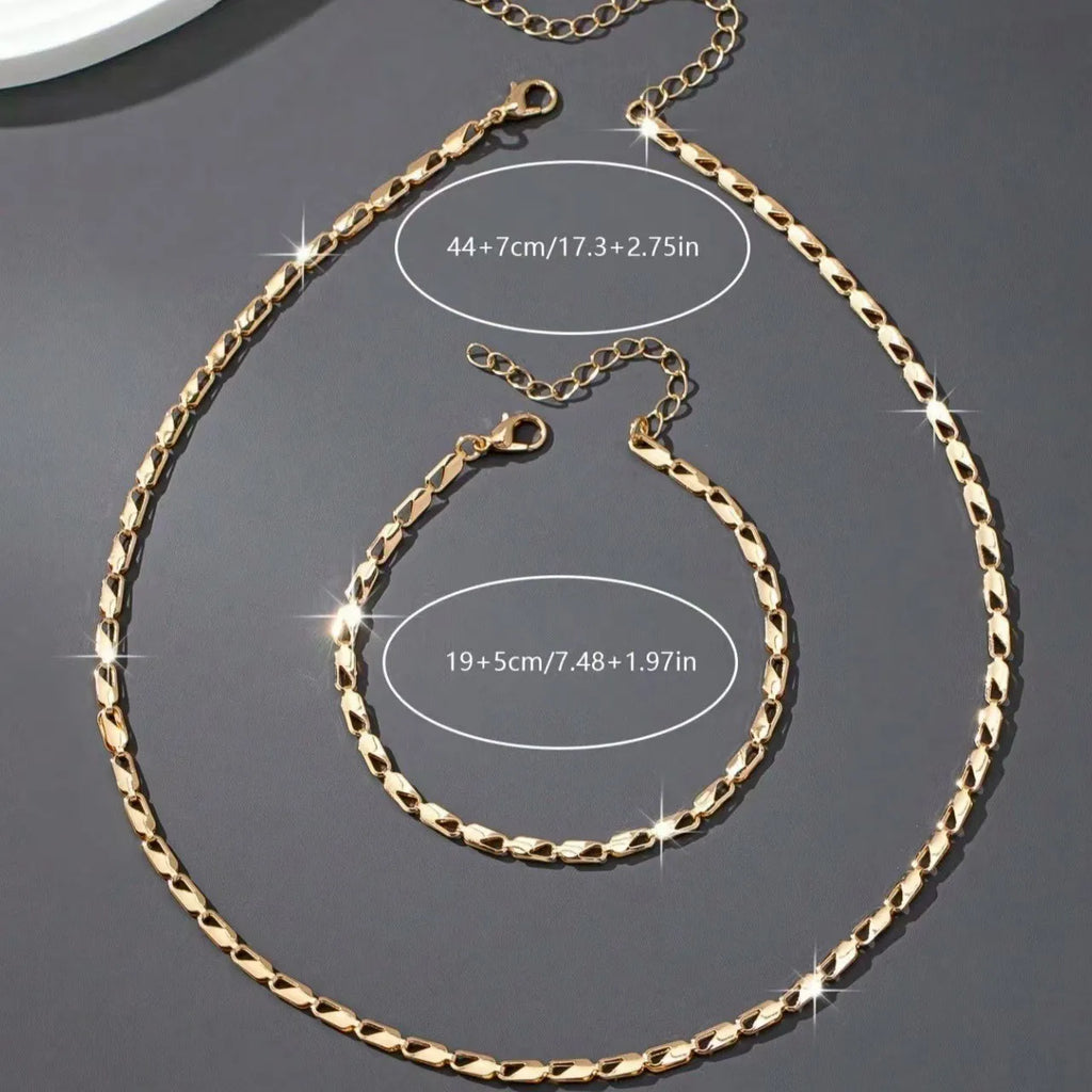 Sexy Layered Necklace & Bracelet Women's Jewelry Set