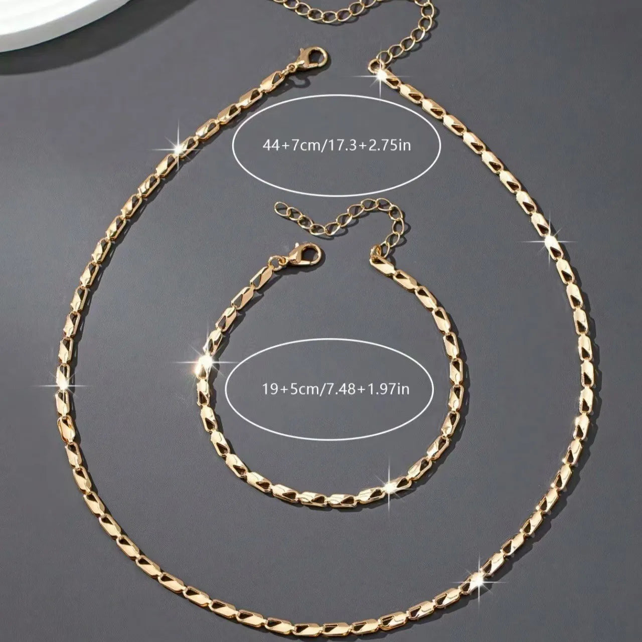 Sexy Layered Necklace & Bracelet Women's Jewelry Set