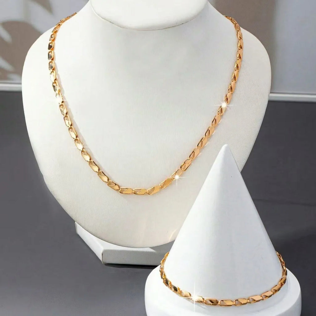 Sexy Layered Necklace & Bracelet Women's Jewelry Set