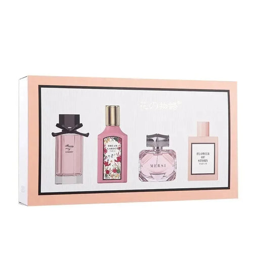 3x25ML + 35ML Luxurious Fresh Floral Perfume Gift Set